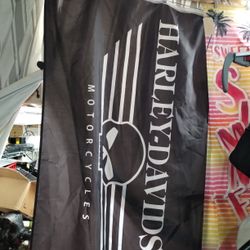 BIG HARLEY-DAVIDSON FLAG