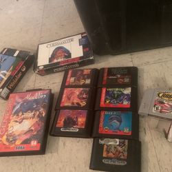 Old Sega Games/ Super Nintendo/n64 