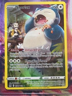 Pokémon Snorlax Holo Trainer Gallery Card TG10/TG30