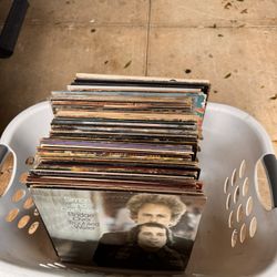 Vinyl Records.  About 200.