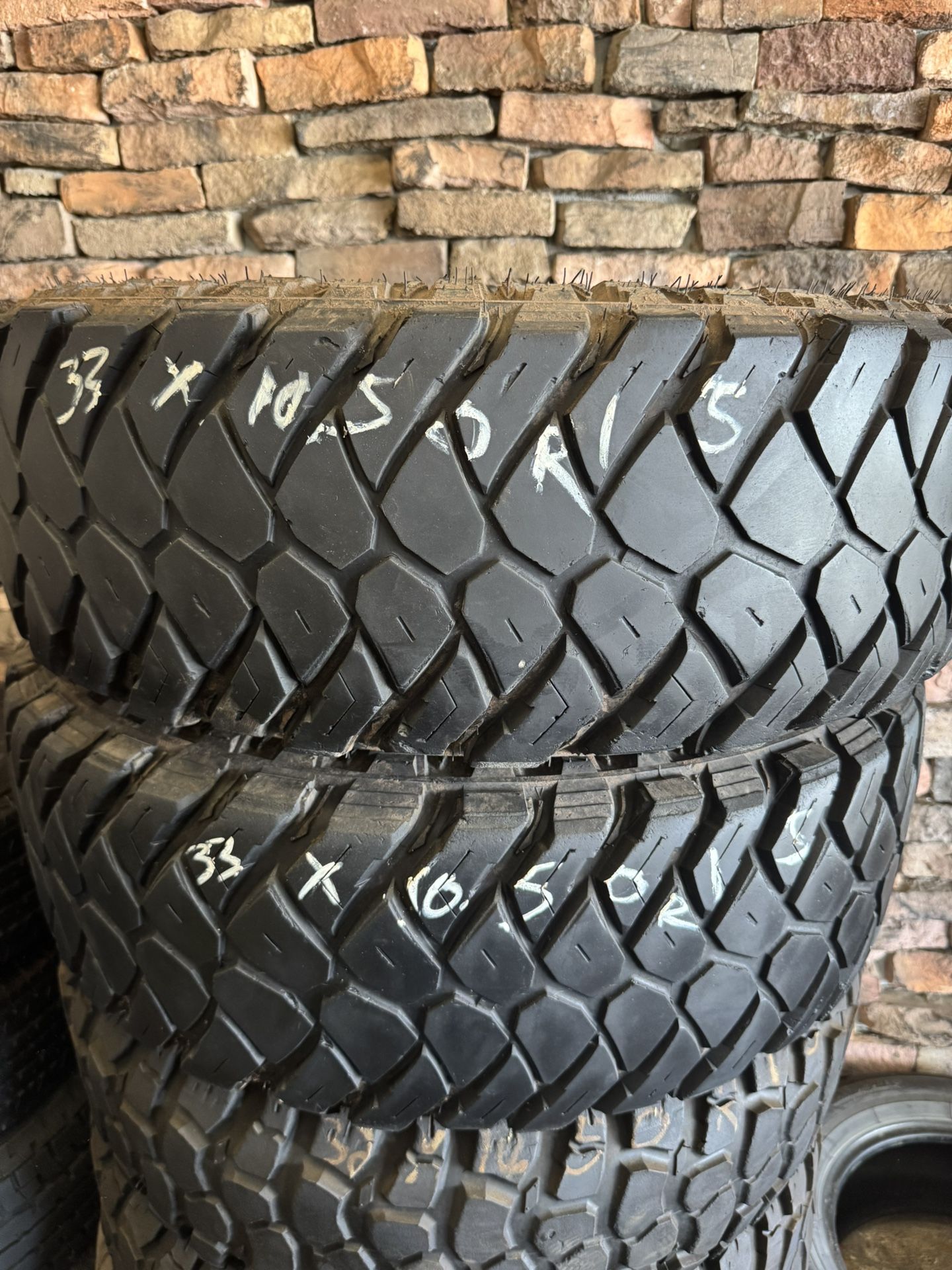 33x10.50R15 used pair
