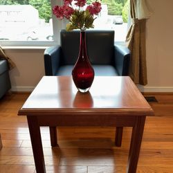 100% Solid Wood Side Table