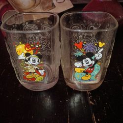 Mickey Mouse Collectible Glasses