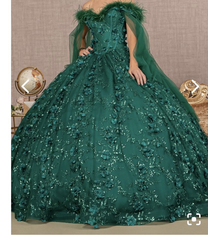 Emerald Green 15 Dress