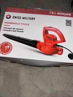 swiss military household tools 155-moh 6A electric compact leaf blower