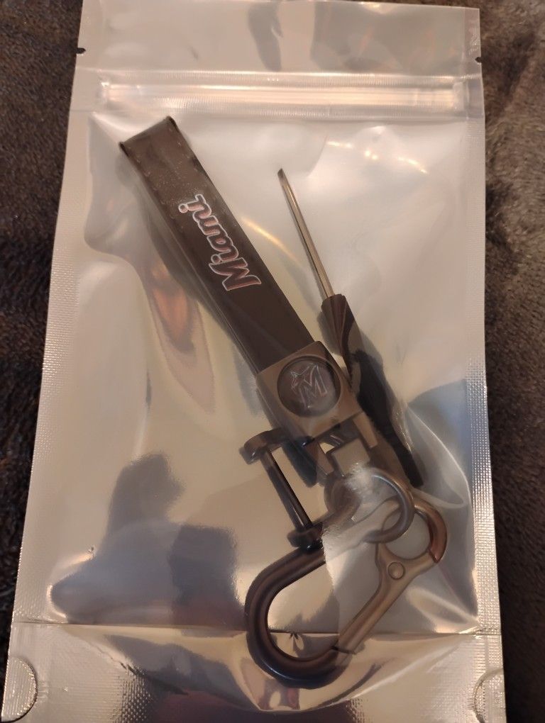 Black Miami Keychain NEW