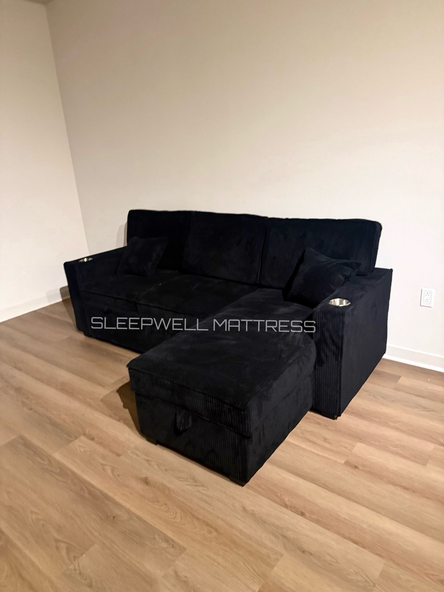 New Black Sofa