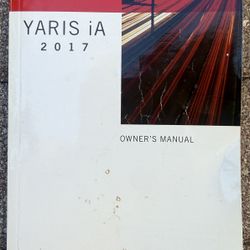 Yaris Ia 2017 Owners manual Toyota $5