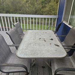 Outdoor Table and Chairs Set