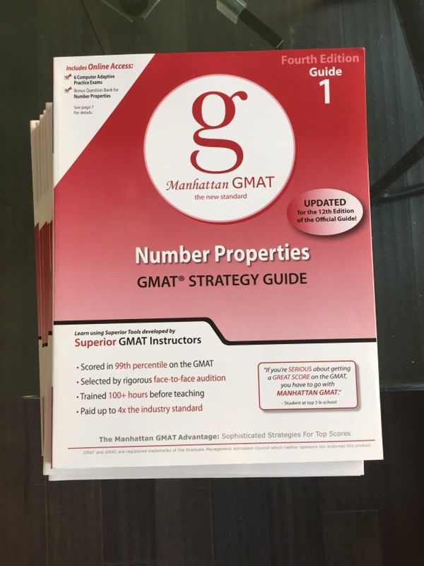 Manhattan GMAT Set of 8 Strategy Guides, Fourth Edition (Manhattan GMAT Strategy Guides)