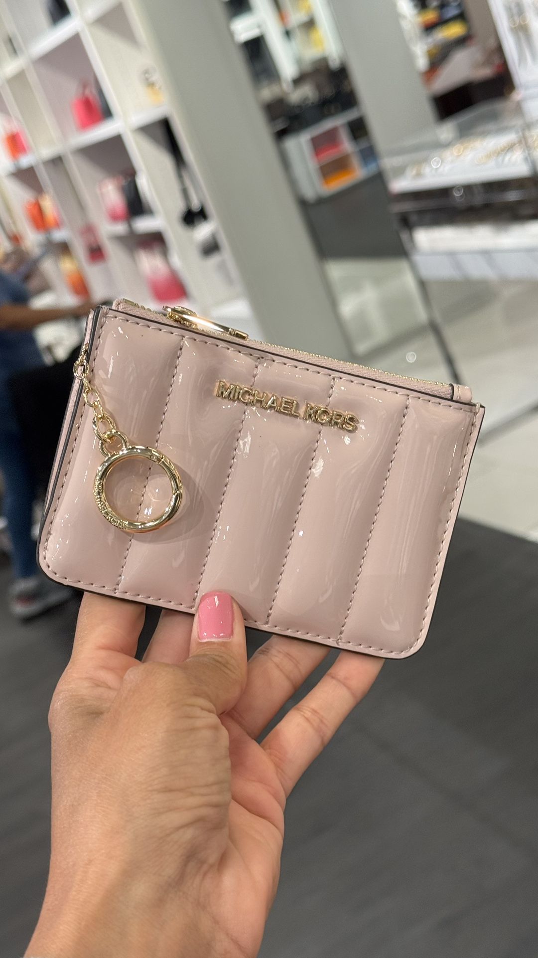 Michael Kors Jet Set Travel S TZ Coin Pouch with ID Key Holder