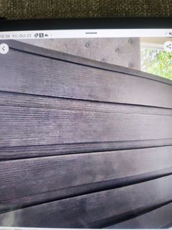 Gray, king size bed set including mattress