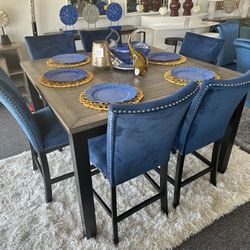 7 Pc Dining Set 
