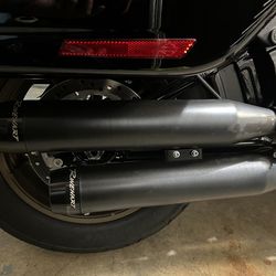 Rhineheart slip on exhaust m8 softail