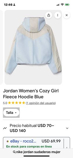 Jordan Women's Cozy Girl Fleece Hoodie Blue