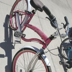 Pink Teenager/Adult Cruiser Bike