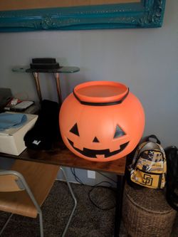 Jumbo Blowmold Pumpkin Jack O Lantern