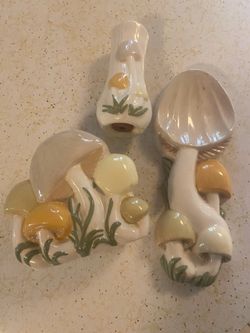 MCM Vintage Kitchen Set - Retro Funky ‘Arnels Merry Mushroom’ Ceramic Kitchen Set