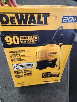 Dewalt 4 gallon backpack sprayer.