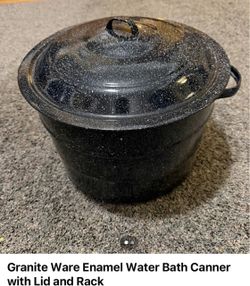 Granite Ware Enamel Water Bath Canner with Lid