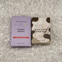 Turmeric And Coffee Scrub Soap Bar Combo