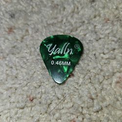 Green Light Guitar Pick