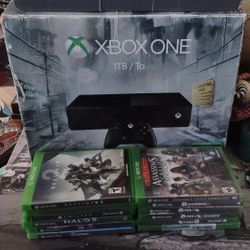 Xbox One 1TB Console with 12 Games
