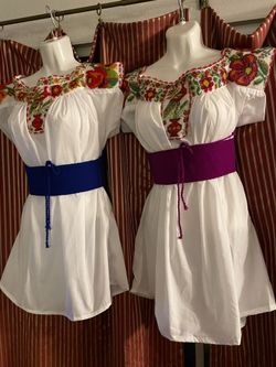 Beaded Mexican blouses  , hand made.