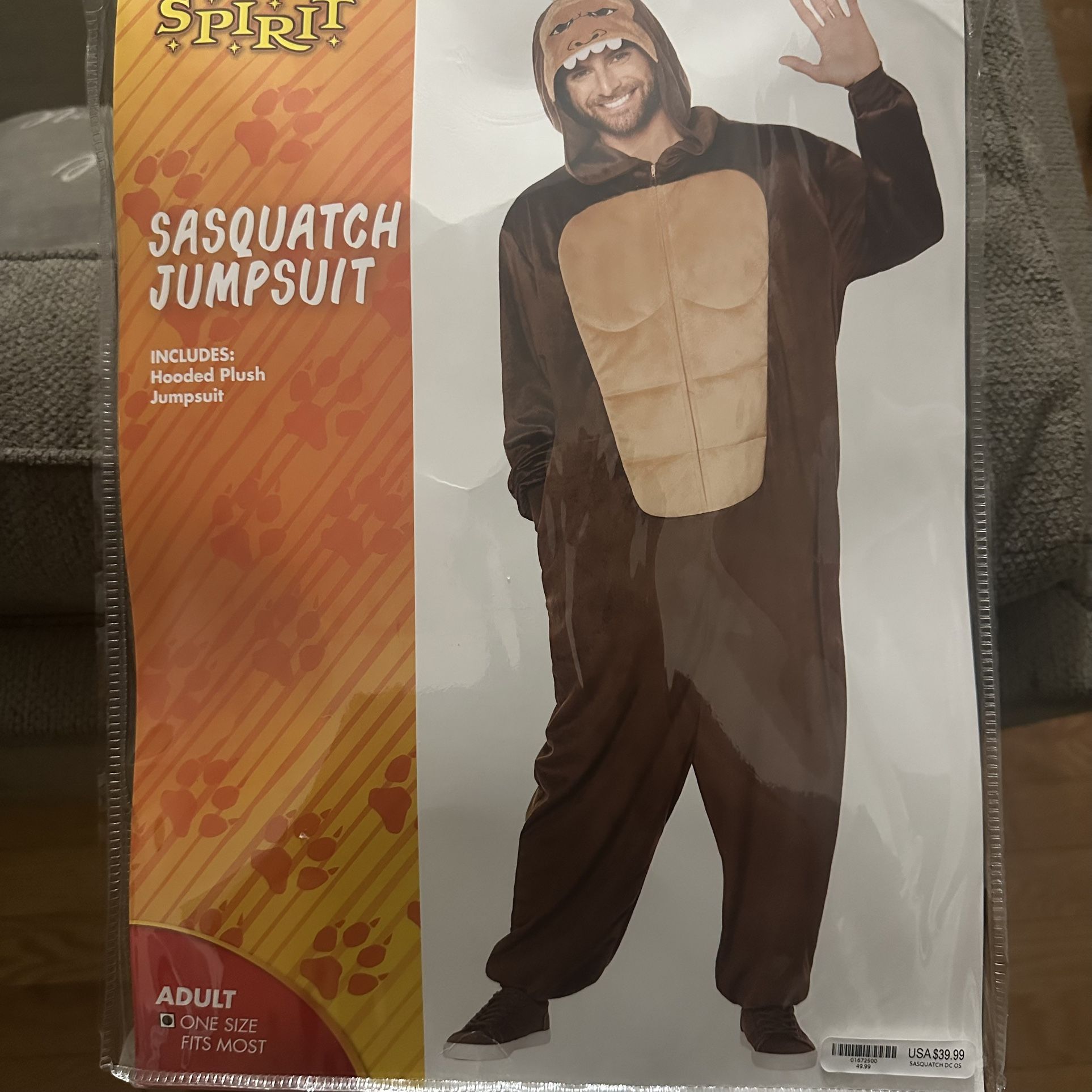 Sasquatch Jumpsuit - One Size Fits Most