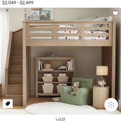 Pottery barn Twin Bunk Bed