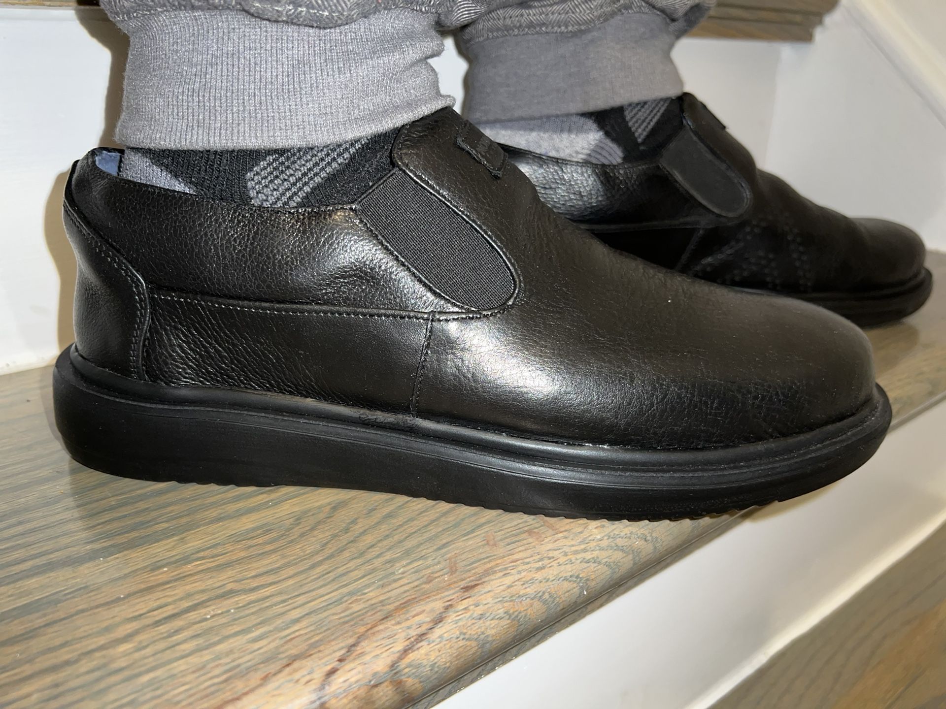 Authentic Restaurant And Office Medicated Plantar Fasciitis Shoes Fullgrain Leather Super Confort And Supporti