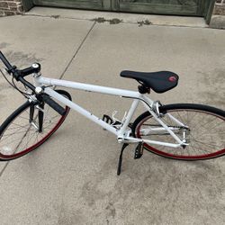 Detroit Bikes Single Speed Street Style sparrow Red/white Large Frame - Barely Used 