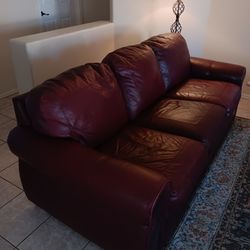 Lazyboy Leather Couch 