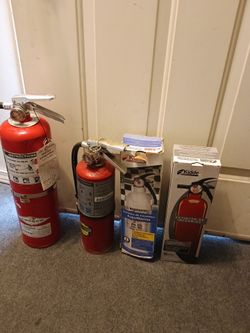 4 fire extinguisher, all for $60 , firm price