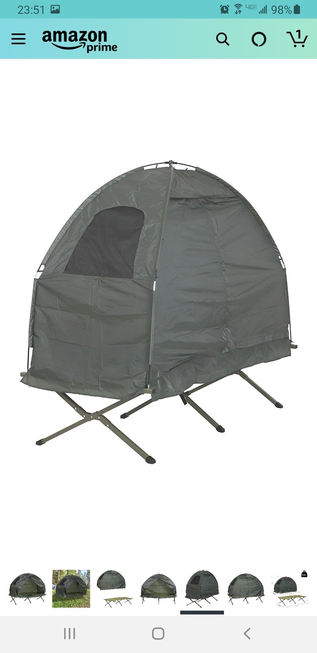 Perfect Portable Pop Up Camping, Off Ground Tent