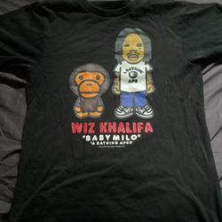 Wiz Khalifa Shirt Bape Size M