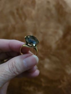 Brown Topaz Ring