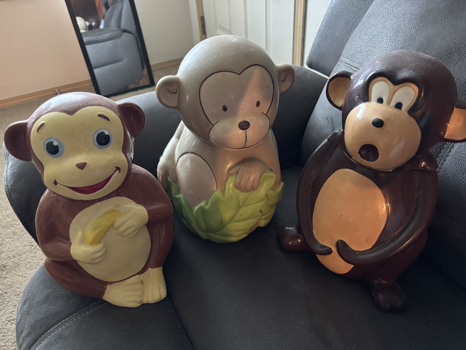 Monkey Cookie Jars
