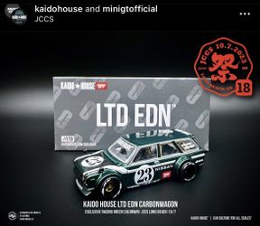 JCCS X KAIDO HOUSE LTD EDITION CARBON WAGON