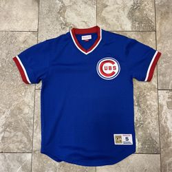 Mitchell & Ness Chicago Cubs Men's Batting  Baseball Jersey Small 