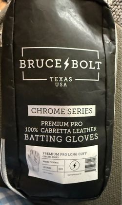 Bruce Bolt long cuff men’s batting gloves
