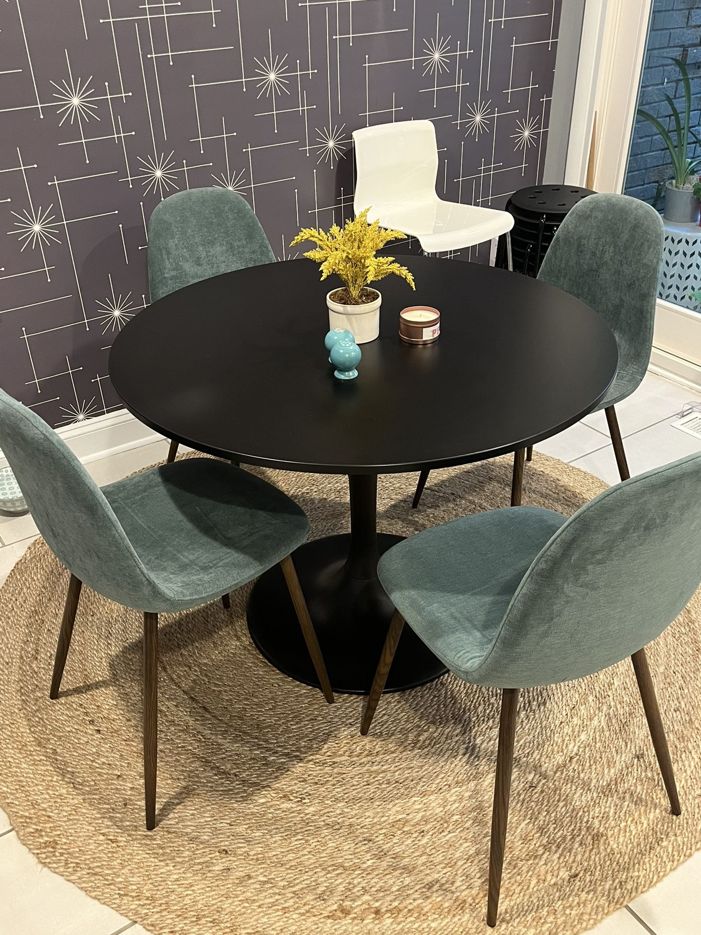 IKEA Round Table, Black