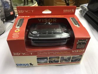 Xact Sirius Satellite Radio Plug and Play Satellite Radio Receiver and Vehicle Kit with Rotating Display-New