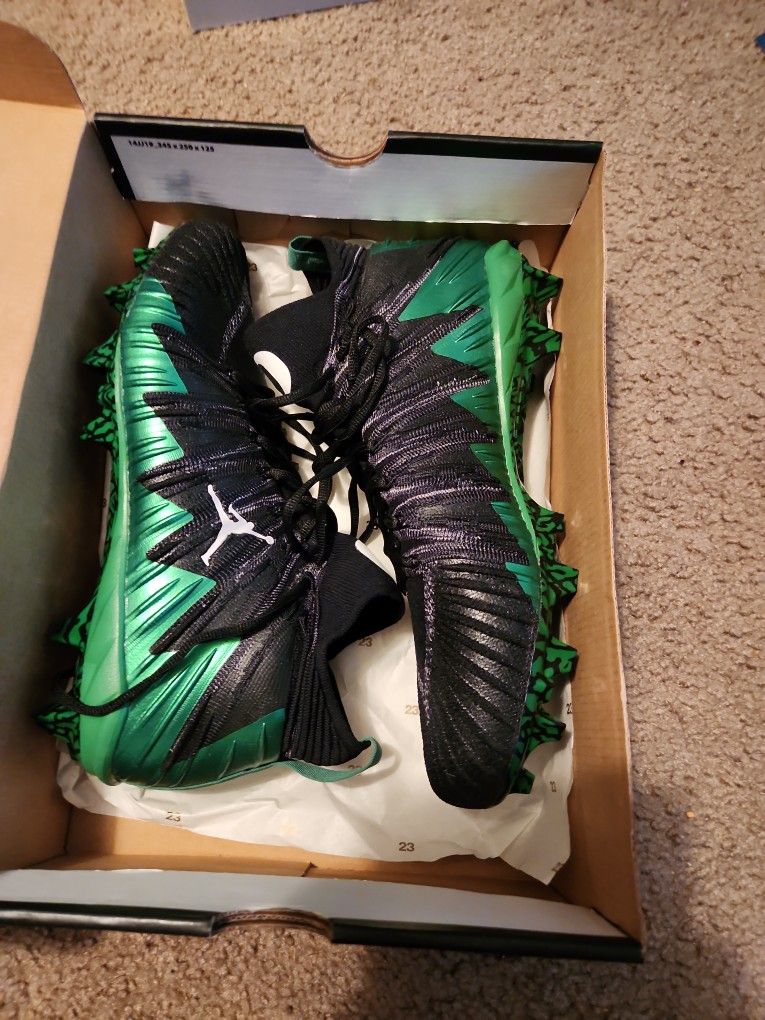 Jordan Alpha Menace Elite Cleats (Oregon Ducks PE) Size 11 1/2