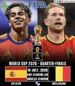 Spain vs Belgium - Quarterfinal