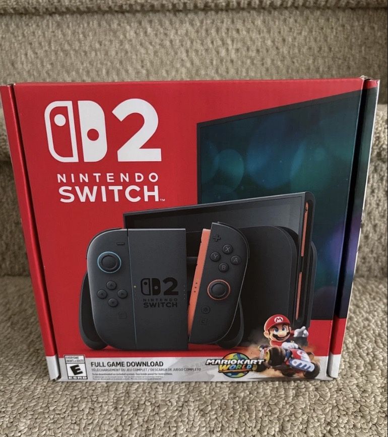 Nintendo Switch 2 Bundle with Mario Kart New