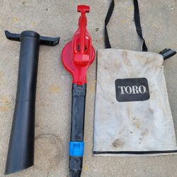 Toro Leaf Blower And Vacuum