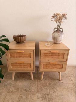 Set of small nightstands