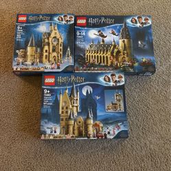 Lego Harry Potter Hogwarts lot astronomy tower clock tower great hall