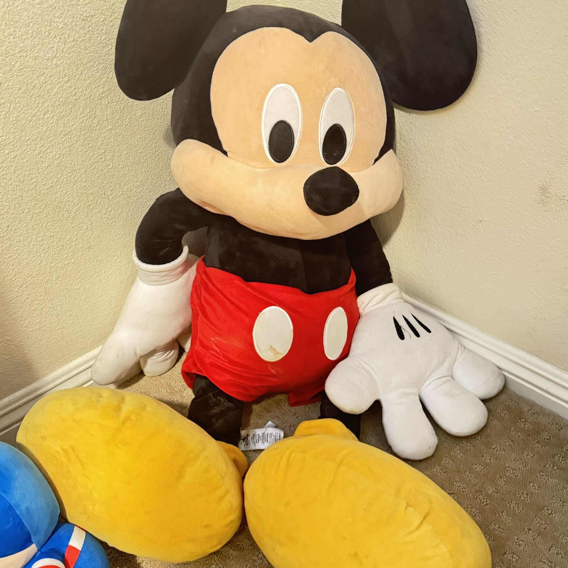 Disney Junior Mickey Mouse 40 Inch Giant Plush Mickey Mouse Stuffed Animal